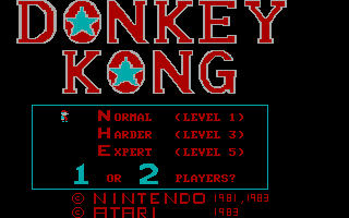 Logo staré hry Donkey Kong